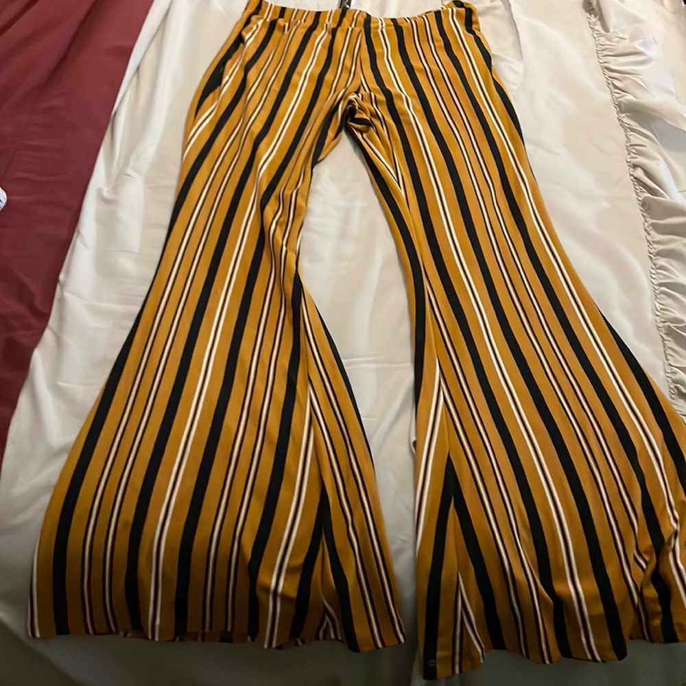 LA Gypsy Bell bottom Striped Pants from Rue 21